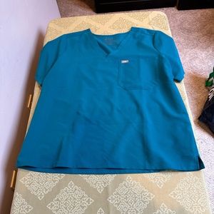 Fig Scrub Top